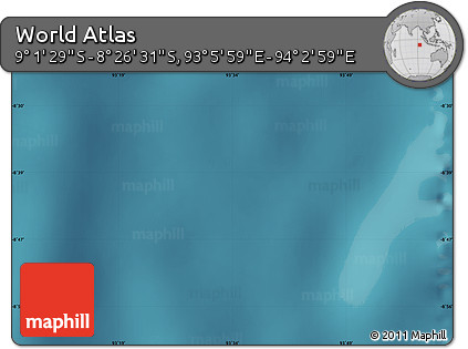 Satellite Map of the Area around 8° 44' 0" S, 93° 34' 29" E