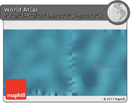 Satellite 3D Map of the Area around 8° 44' 0" S, 93° 25' 30" W