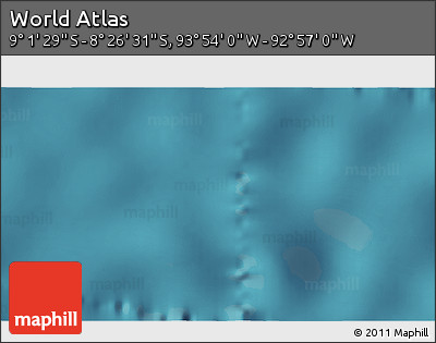 Satellite 3D Map of the Area around 8° 44' 0" S, 93° 25' 30" W