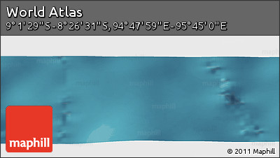 Satellite Panoramic Map of the Area around 8° 44' 0" S, 95° 16' 30" E