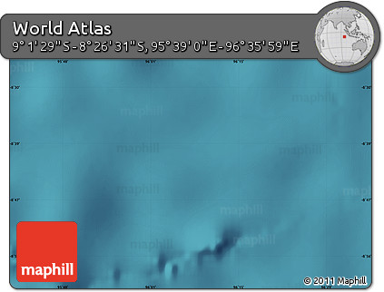 Satellite Map of the Area around 8° 44' 0" S, 96° 7' 30" E