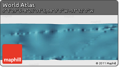 Satellite Panoramic Map of the Area around 8° 44' 0" S, 97° 40' 30" W