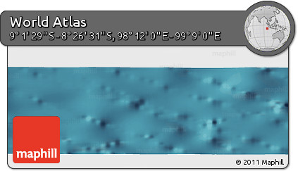 Satellite Panoramic Map of the Area around 8° 44' 0" S, 98° 40' 30" E