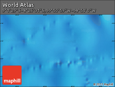 Physical Map of the Area around 8° 44' 0" S, 99° 22' 30" W