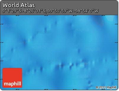 Physical Map of the Area around 8° 44' 0" S, 99° 22' 30" W