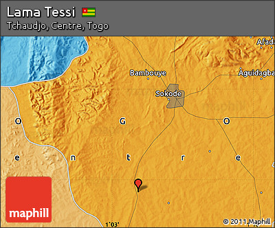 Political Map of Lama Tessi