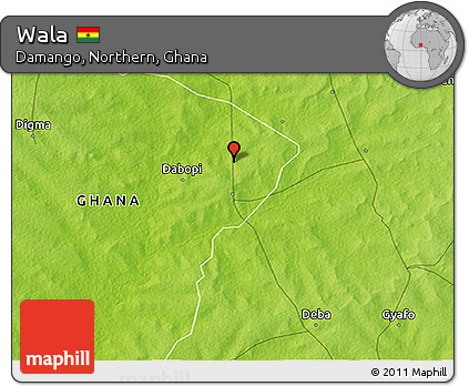 Physical 3D Map of Wala