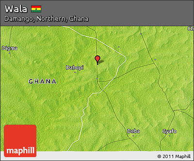 Physical 3D Map of Wala