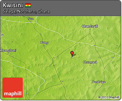 Physical 3D Map of Kwisini