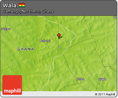 Physical 3D Map of Wala