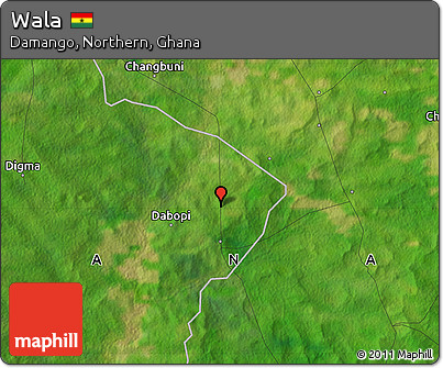 Satellite Map of Wala