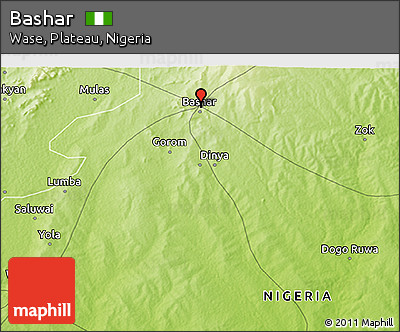 Physical 3D Map of Bashar