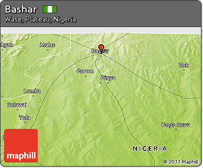 Physical 3D Map of Bashar