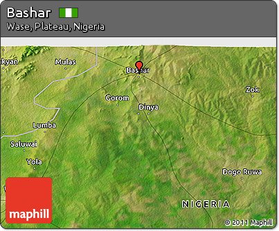 Satellite 3D Map of Bashar