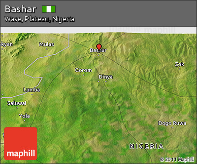 Satellite 3D Map of Bashar