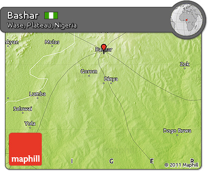 Physical Map of Bashar