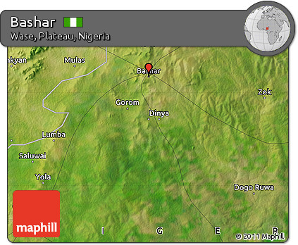 Satellite Map of Bashar