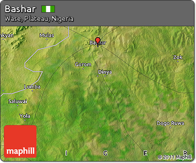 Satellite Map of Bashar