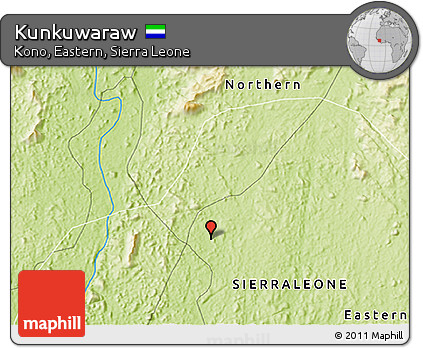 Physical 3D Map of Kunkuwaraw