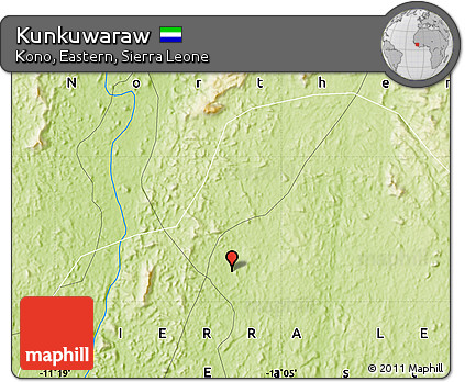 Physical Map of Kunkuwaraw