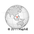 Outline Map of the Area around 9° 4' 52" N, 113° 58' 29" E, rectangular outline