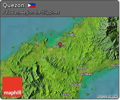 Satellite Map of Quezon