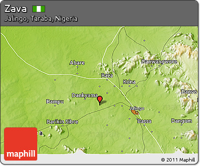 Physical 3D Map of Zava