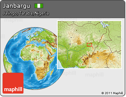 Physical Location Map of Janbargu