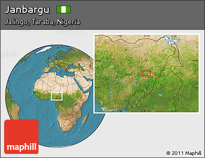 Satellite Location Map of Janbargu