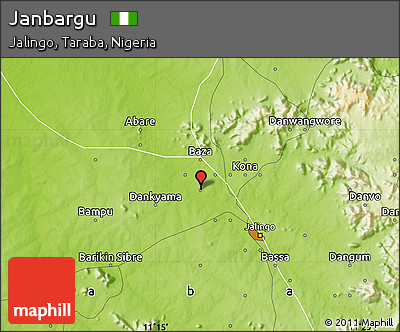 Physical Map of Janbargu