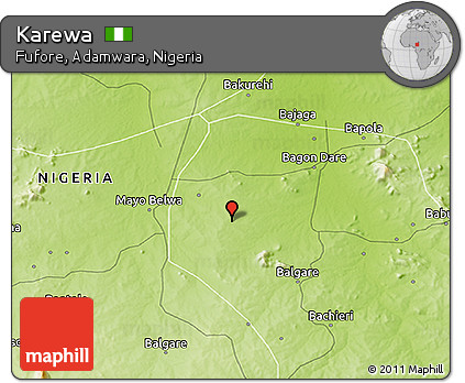 Physical 3D Map of Karewa