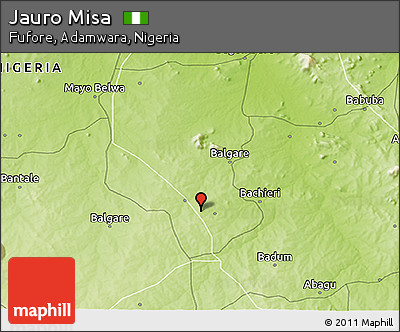 Physical 3D Map of Jauro Misa