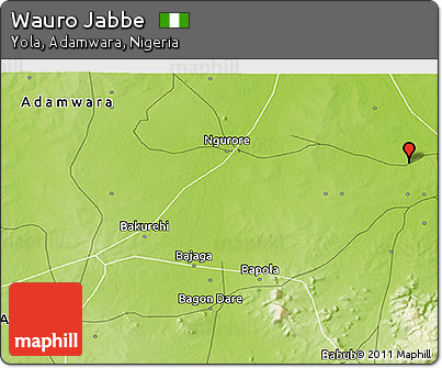 Physical 3D Map of Wauro Jabbe