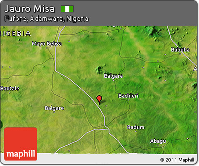 Satellite 3D Map of Jauro Misa
