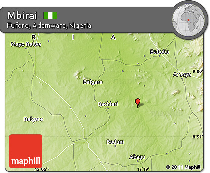 Physical Map of Mbirai