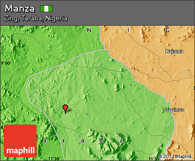 Political Map of Manza