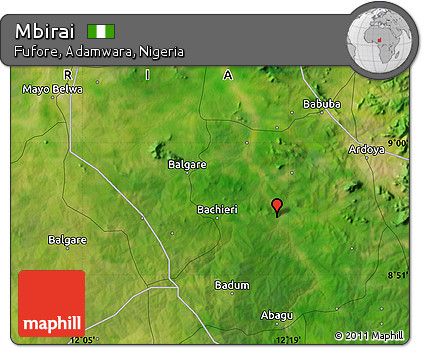 Satellite Map of Mbirai
