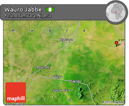Satellite Map of Wauro Jabbe