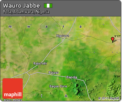 Satellite Map of Wauro Jabbe