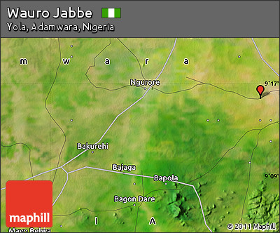 Satellite Map of Wauro Jabbe