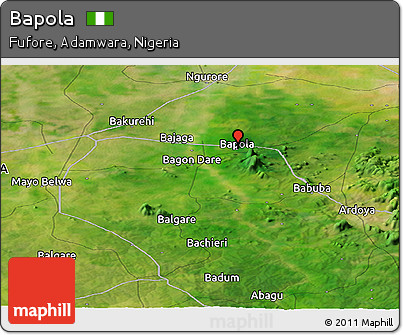 Satellite Panoramic Map of Bapola