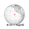 Where is the area around 9° 4' 52" N, 124° 52' 30" W located? Outline Map of the Area around 9° 4' 52" N, 124° 52' 30" W, rectangular outline