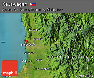 Satellite Map of Kauswagan