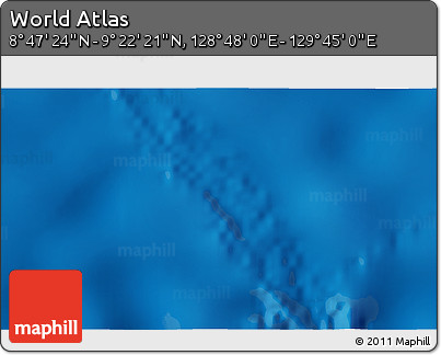 Physical 3D Map of the Area around 9° 4' 52" N, 129° 16' 30" E