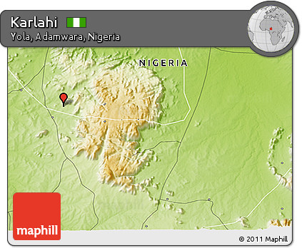 Physical 3D Map of Karlahi