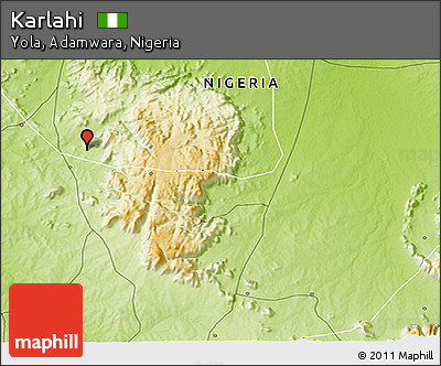 Physical 3D Map of Karlahi