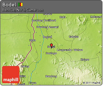 Physical 3D Map of Bodel