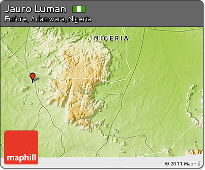 Physical 3D Map of Jauro Luman