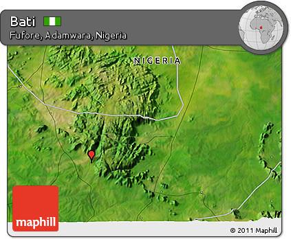 Satellite 3D Map of Bati