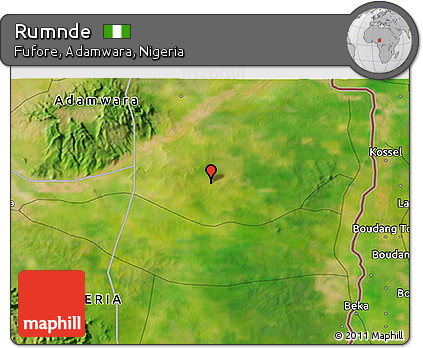 Satellite 3D Map of Rumnde
